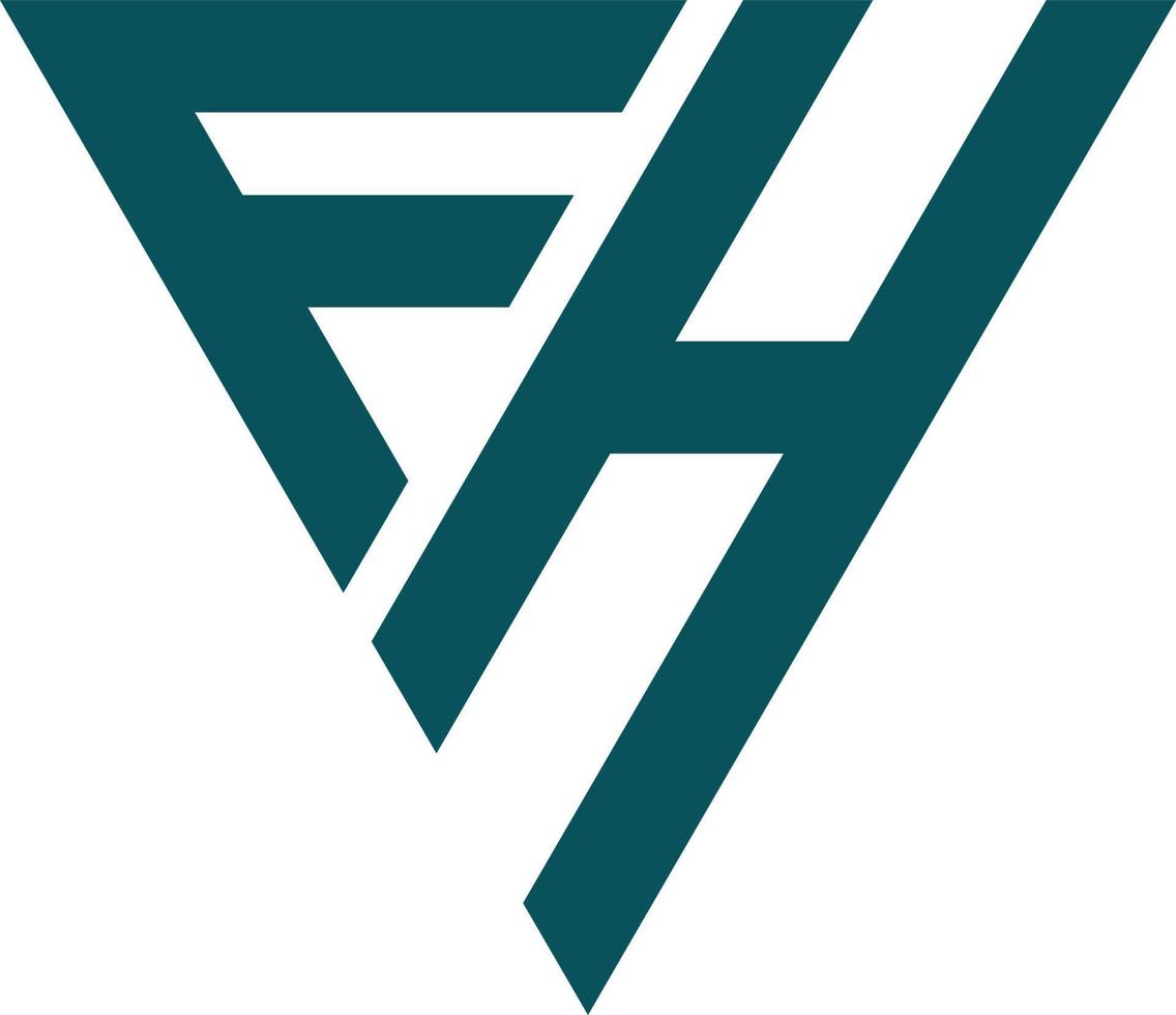 fh logo icône vecteur