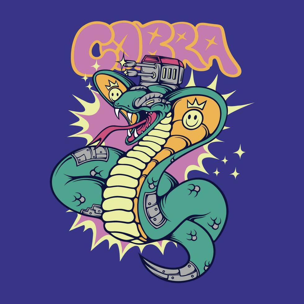 cobra serpent illustration vecteur art