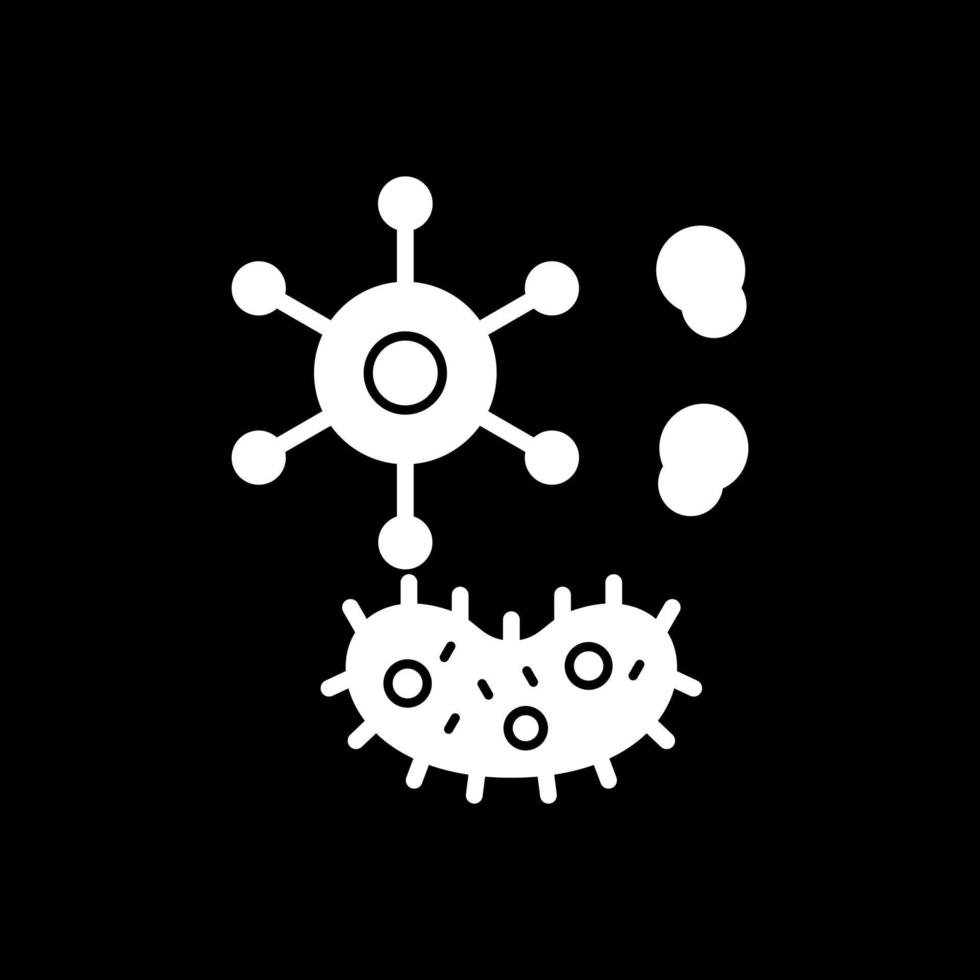 conception d'icône de vecteur de bactéries et de virus