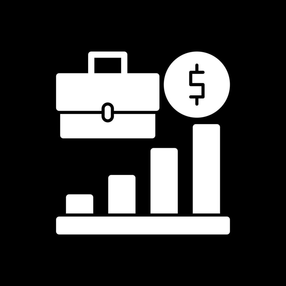 conception d'icône de vecteur d'entreprise en croissance