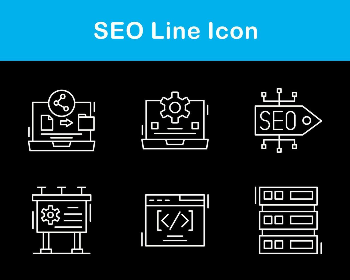 seo vecteur icône ensemble