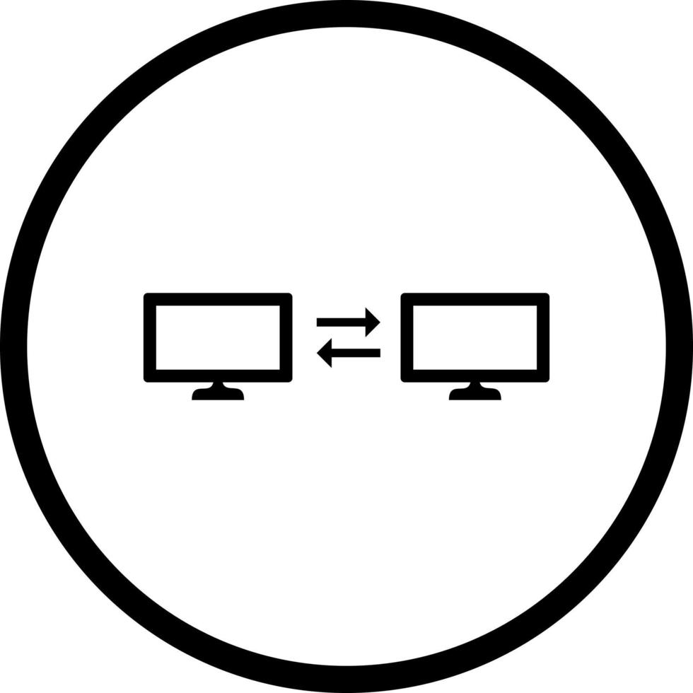 icône de vecteur de systèmes de partage unique