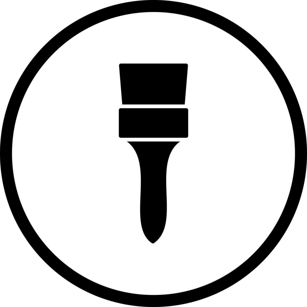 icône de vecteur de brosse unique