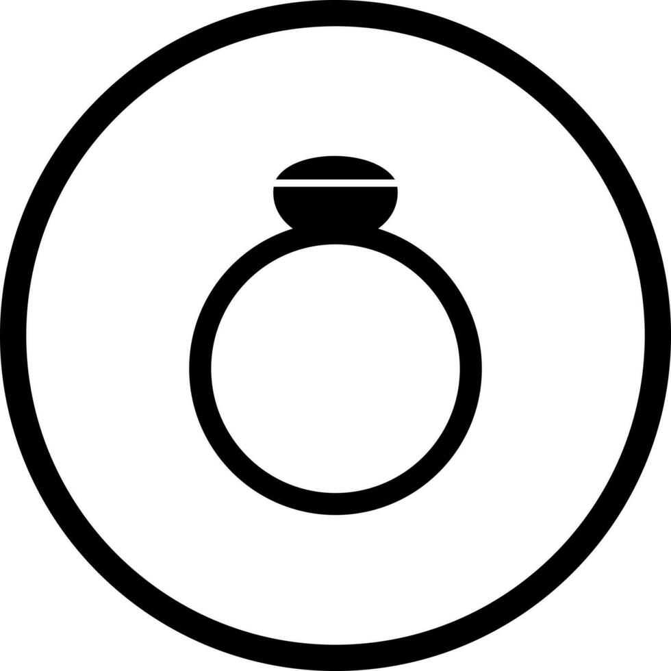 icône de vecteur de bague