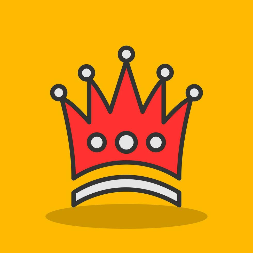 conception d'icône de vecteur de roi