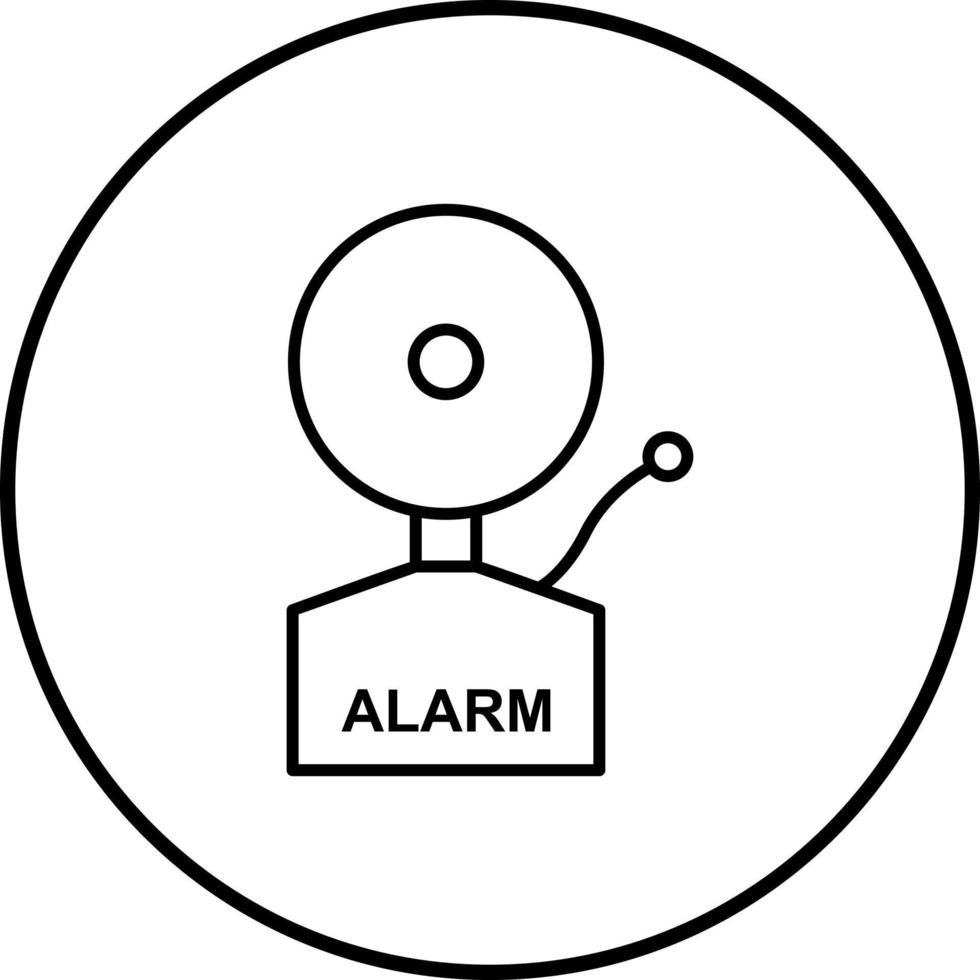 icône de vecteur d'alarmes