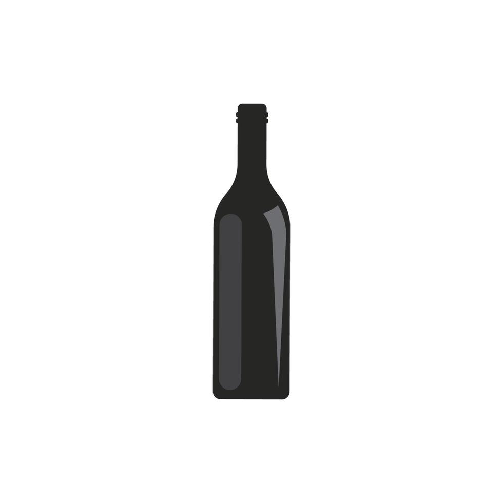bouteille icône logo vecteur