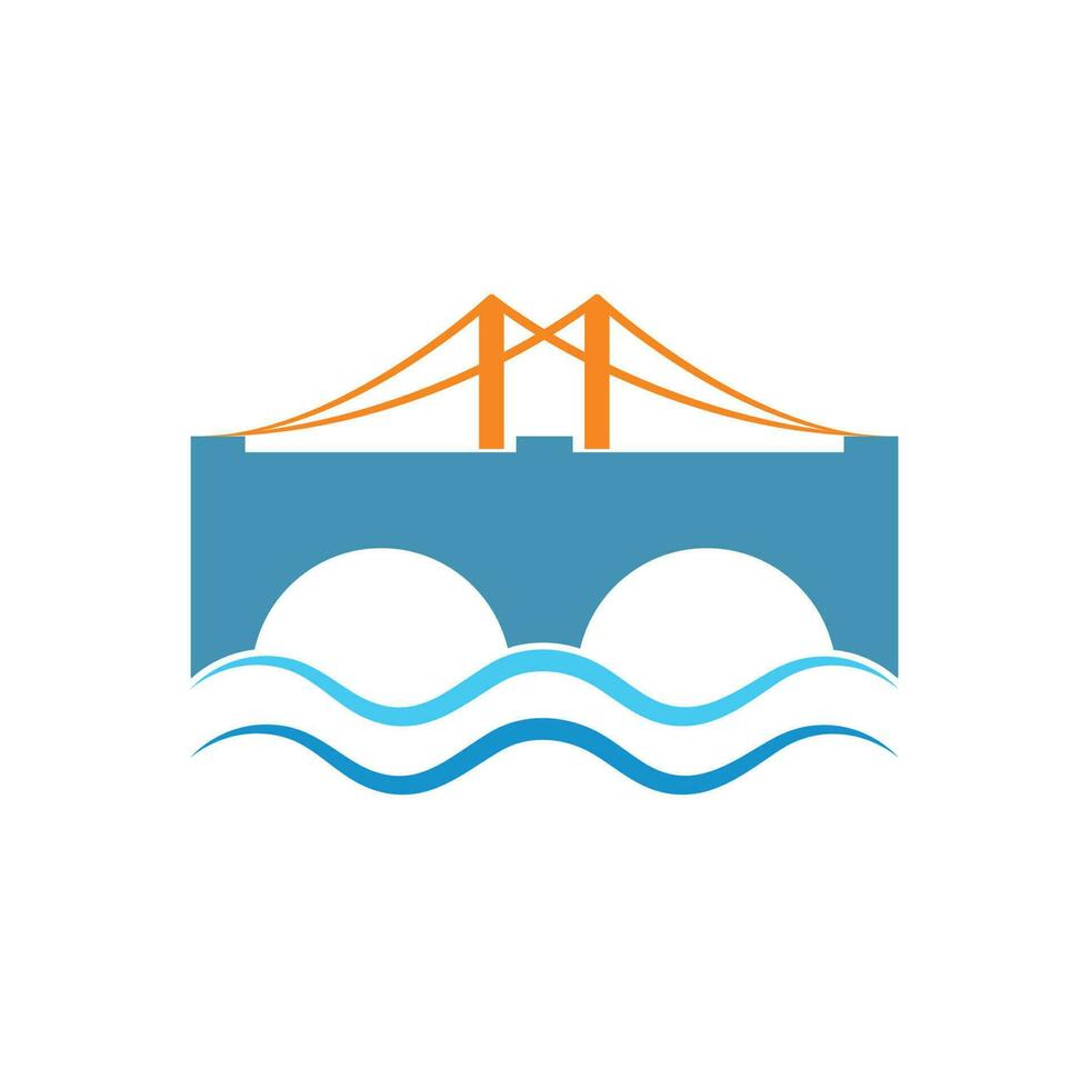 pont ilustration logo vecteur