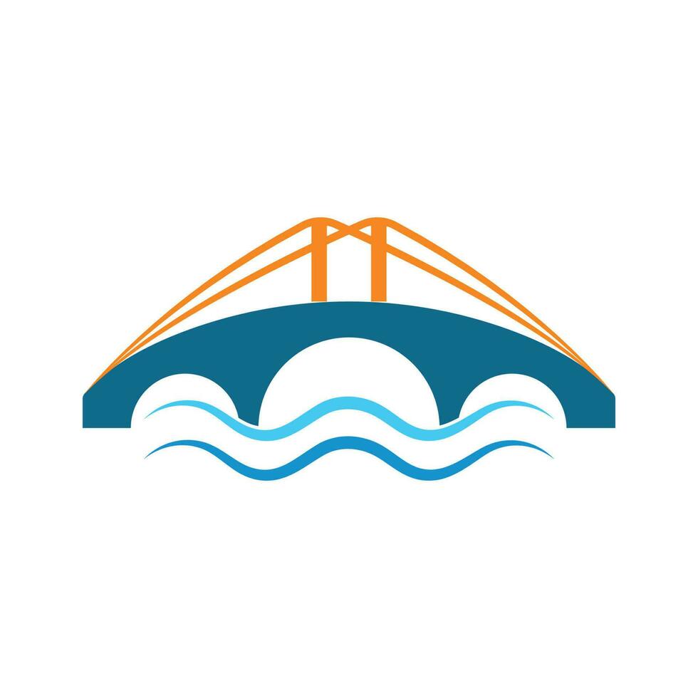 pont ilustration logo vecteur