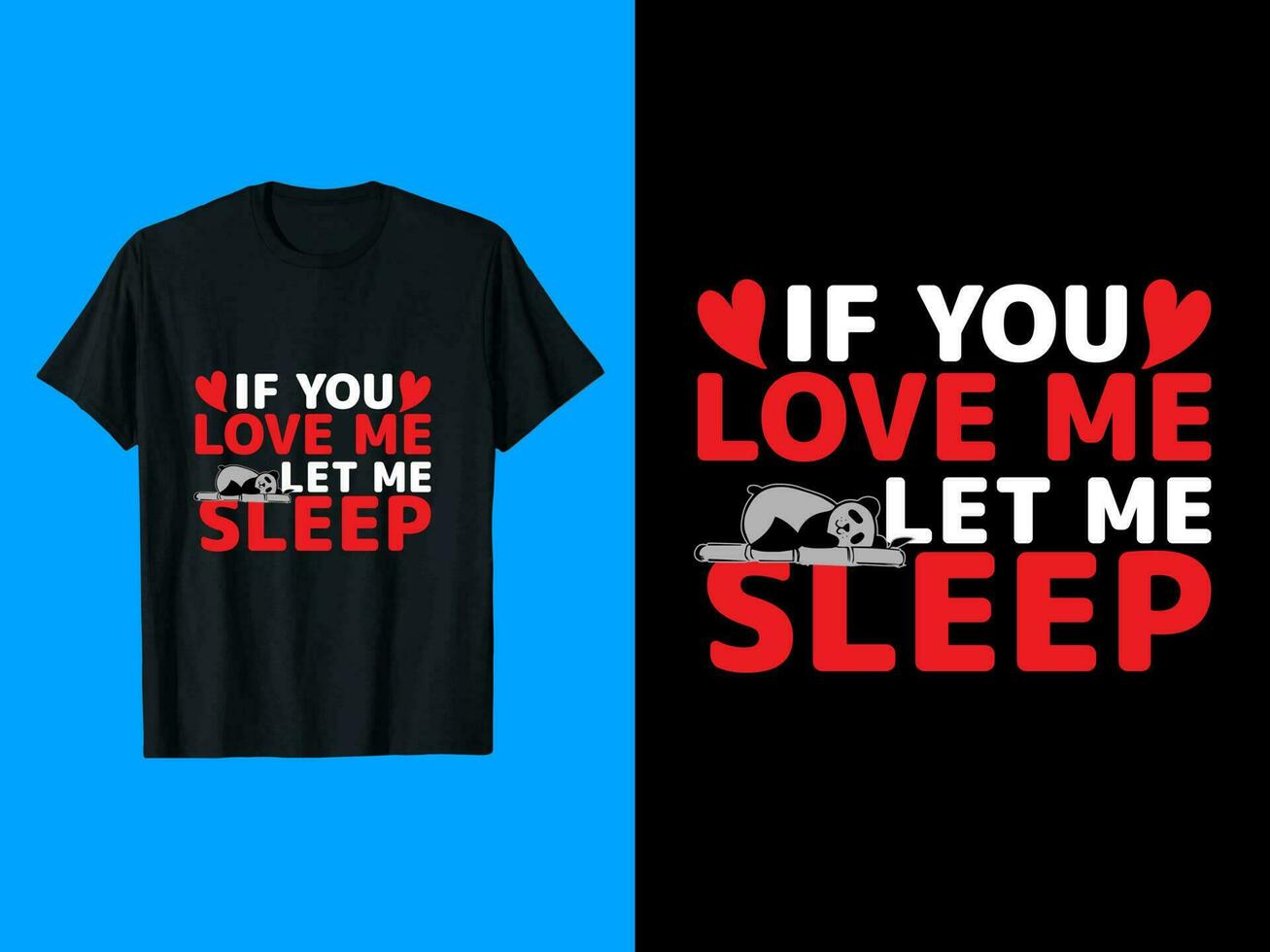 sommeil vecteur, typographie T-shirt conception vecteur