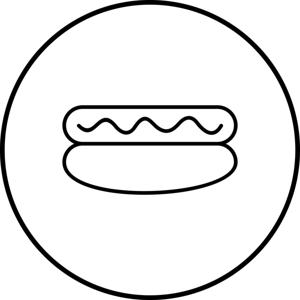 icône de vecteur de hot-dog