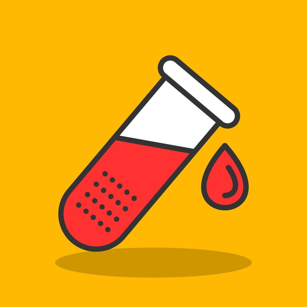 conception d'icônes vectorielles d'échantillons de sang vecteur