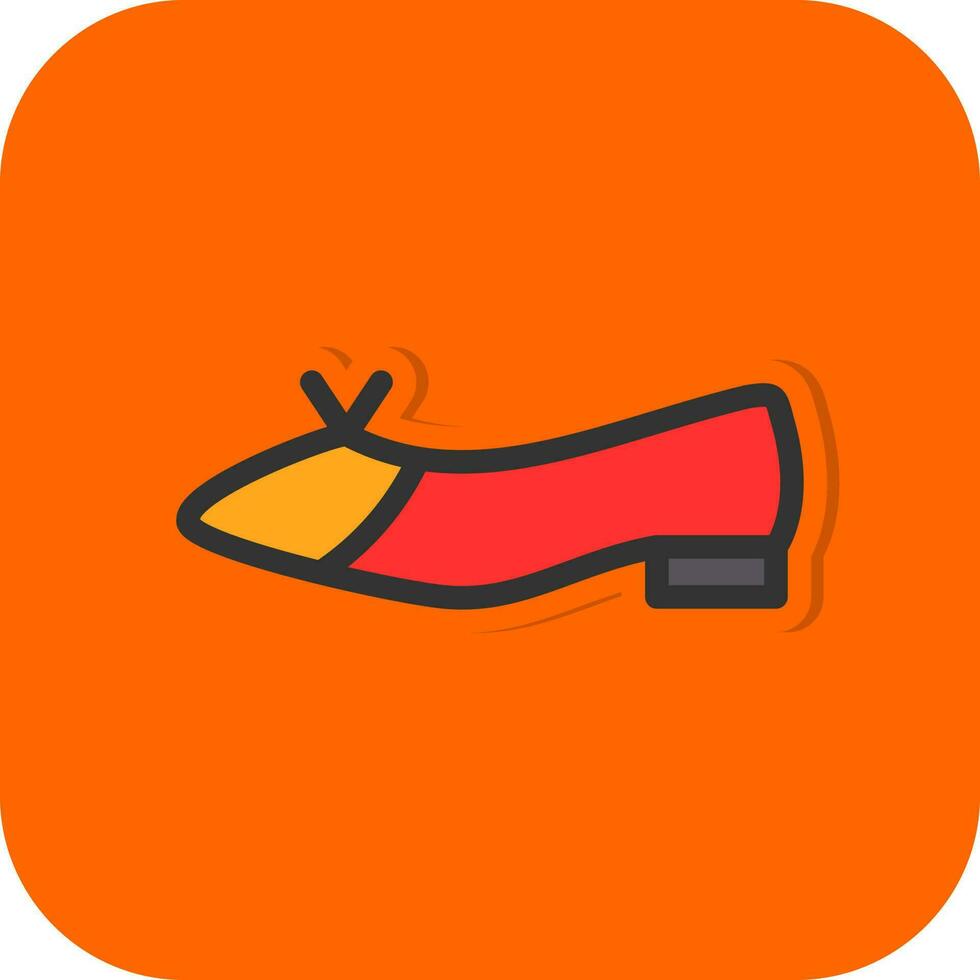 conception d'icône vectorielle de chaussures pour femmes vecteur