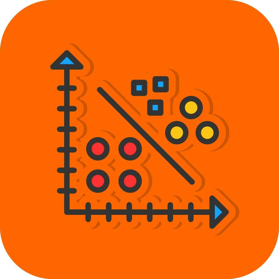 conception d'icône vectorielle d'analyse de cluster vecteur