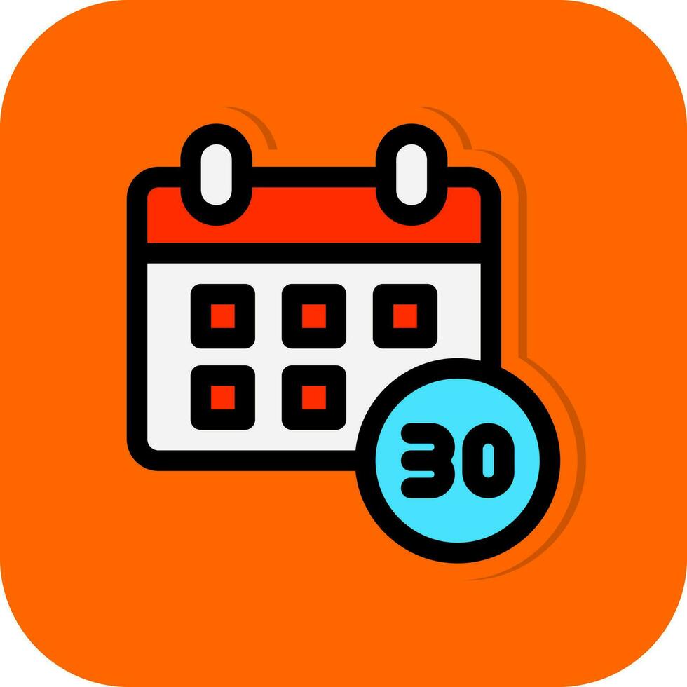 conception d'icône de vecteur de jour de calendrier