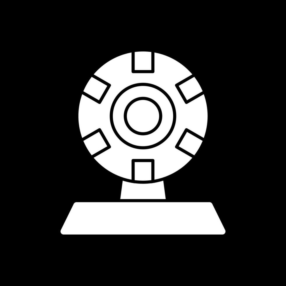 conception d'icône de vecteur de webcam