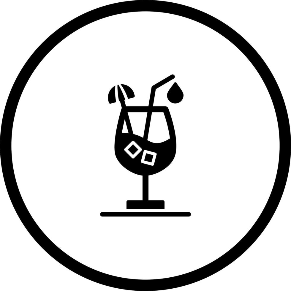 icône de vecteur de jus de fruits frais