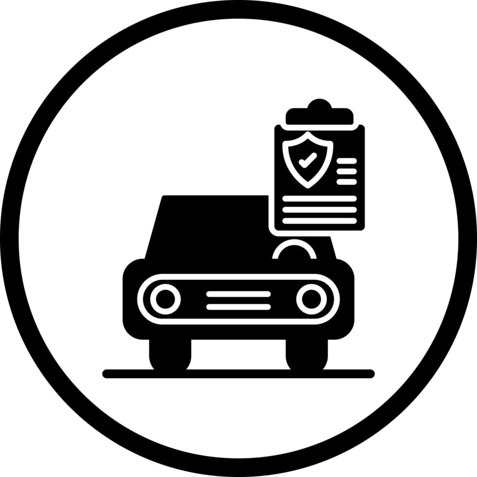 icône de vecteur de police d'assurance