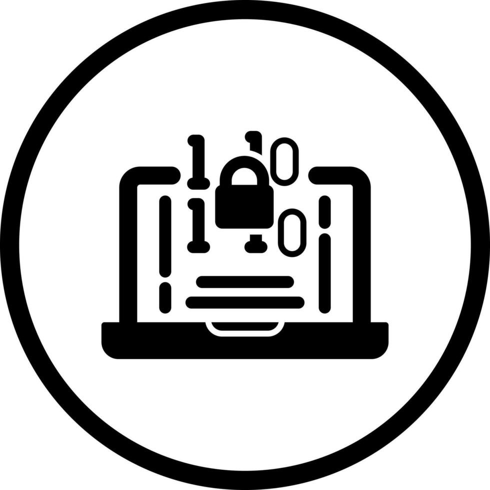 icône de vecteur de cryptage