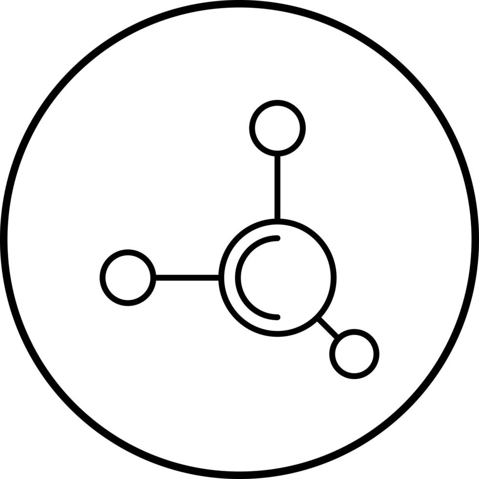 icône de vecteur de molécule