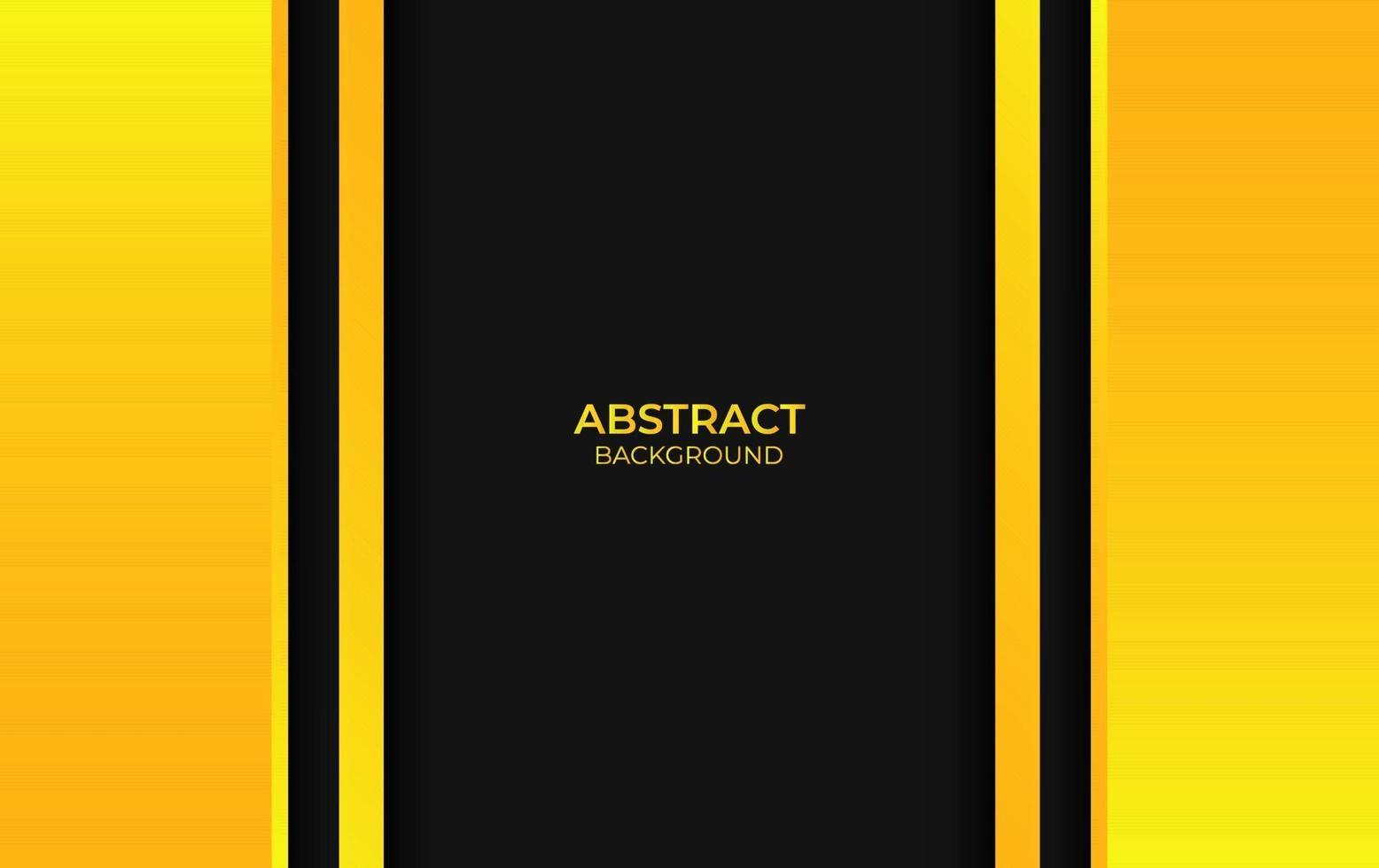 couleur abstraite jaune et noir vecteur