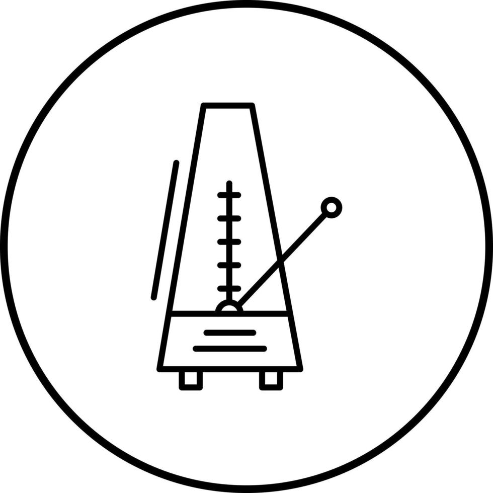 icône de vecteur de métronome