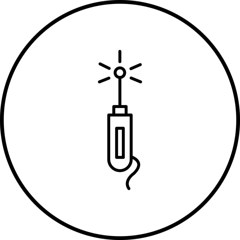 icône de vecteur de stylo laser