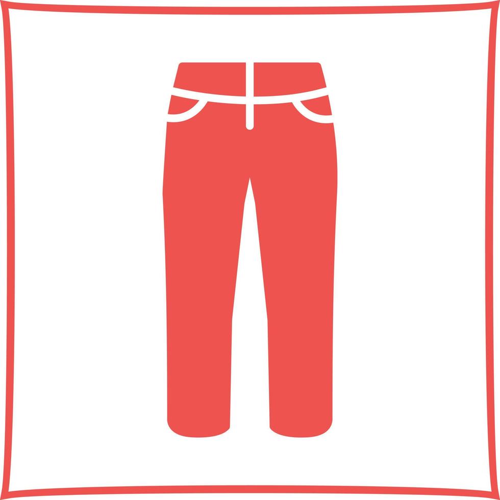 icône de vecteur de pantalon