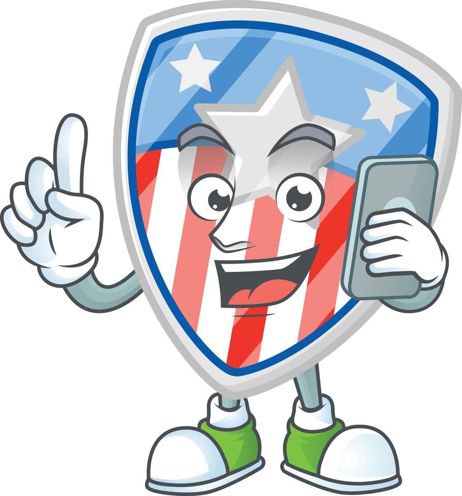 bouclier badges Etats-Unis avec étoile icône conception vecteur