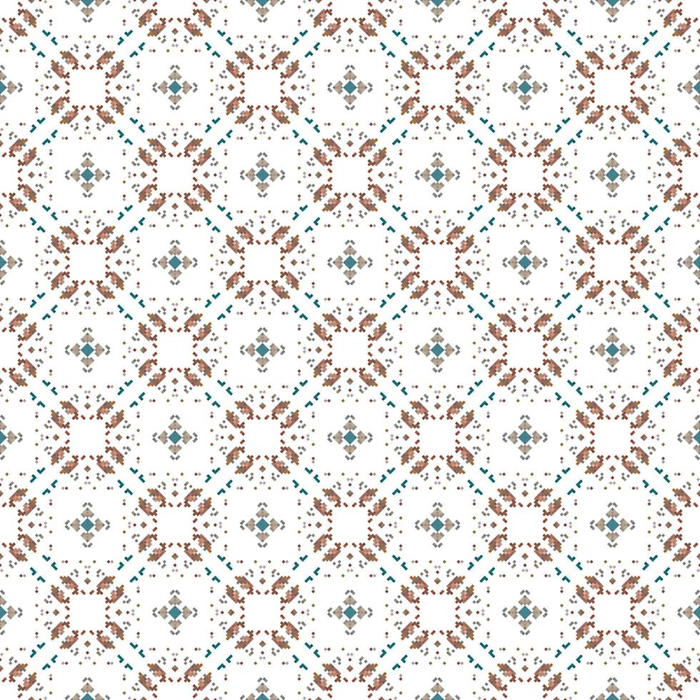 floral tricoté broderie sur blanc arrière-plan.géométrique ethnique Oriental modèle traditionnel. abstrait vecteur illustration. conception pour texture, tissu, vêtements, emballage, décoration, écharpe, impression.