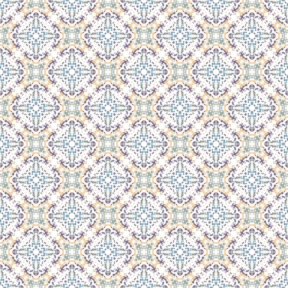 floral tricoté broderie sur blanc arrière-plan.géométrique ethnique Oriental modèle traditionnel. abstrait vecteur illustration. conception pour texture, tissu, vêtements, emballage, décoration, écharpe, impression.