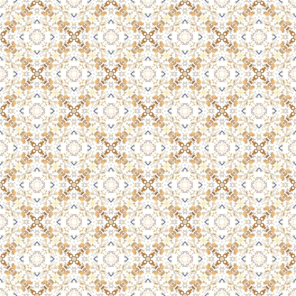 floral tricoté broderie sur blanc arrière-plan.géométrique ethnique Oriental modèle traditionnel. abstrait vecteur illustration. conception pour texture, tissu, vêtements, emballage, décoration, écharpe, impression.