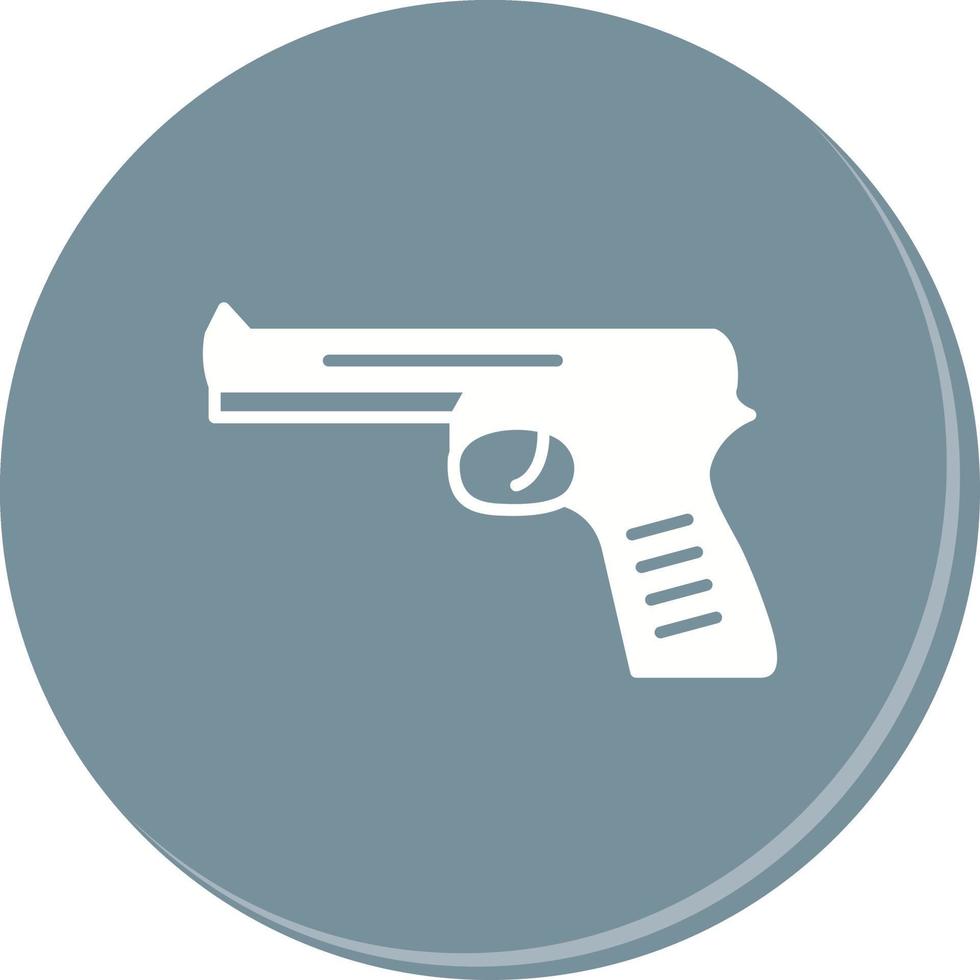 icône de vecteur de pistolet unique