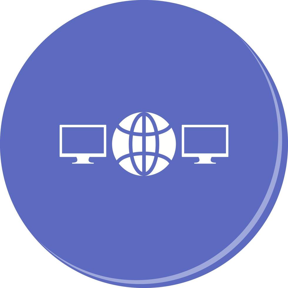 icône de vecteur de réseaux uniques
