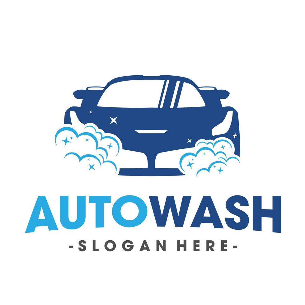 logo de lavage de voiture. vecteur d'inspiration logo auto spa