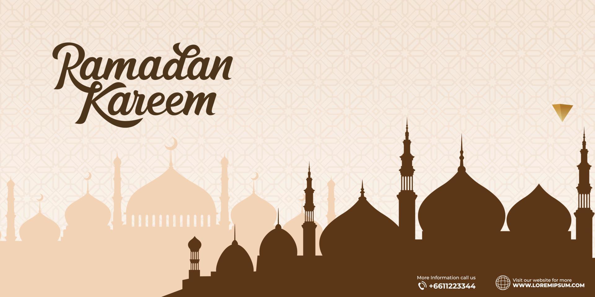 Ramadan kareem islamique Contexte vecteur. content islamique Nouveau hijri an. graphique conception pour le décoration de cadeau certificats, bannières et prospectus. vecteur