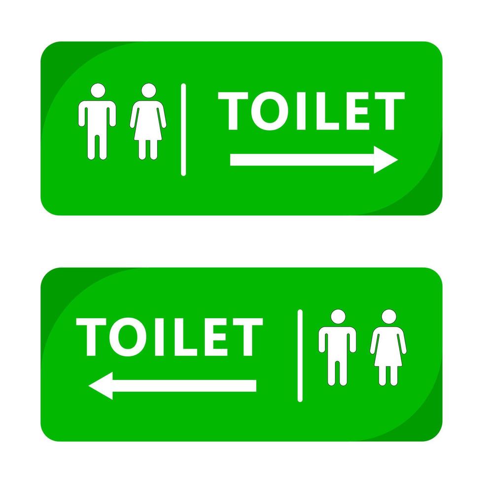 toilette signe conception. vecteur illustration.