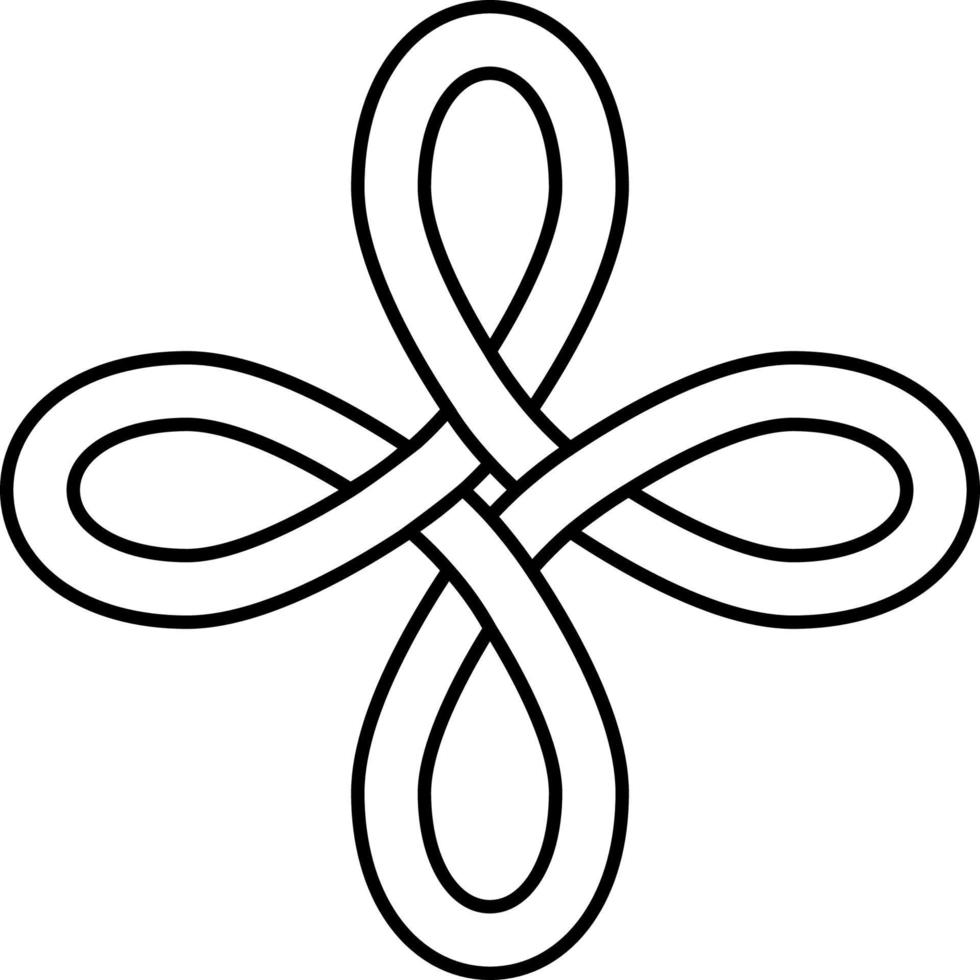 celtique héraldique nœud arc symbole vecteur