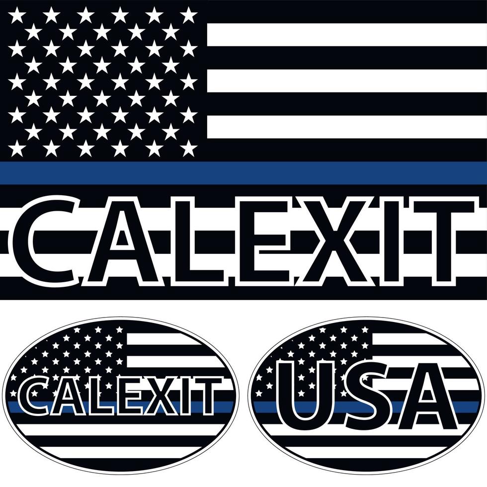 Etats-Unis drapeau bleu Bande calexite vecteur