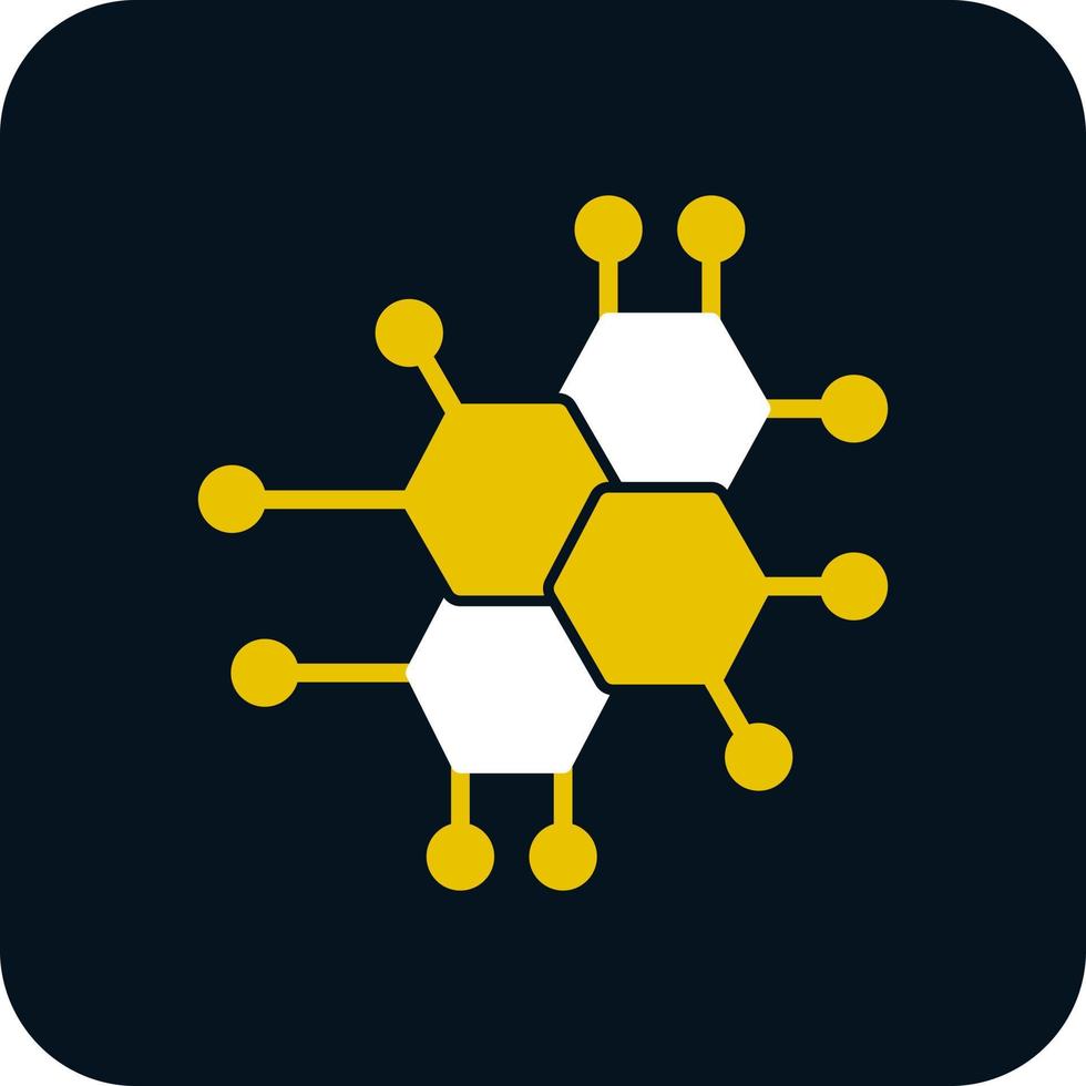 conception d'icône de vecteur de nanotechnologie