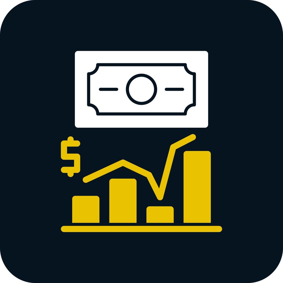 conception d'icône de vecteur de revenu