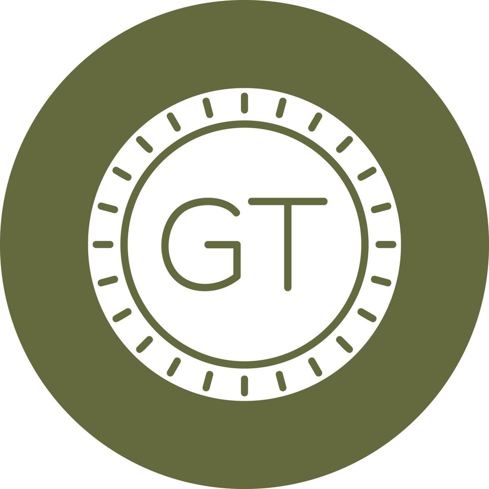 Guatemala cadran code vecteur icône