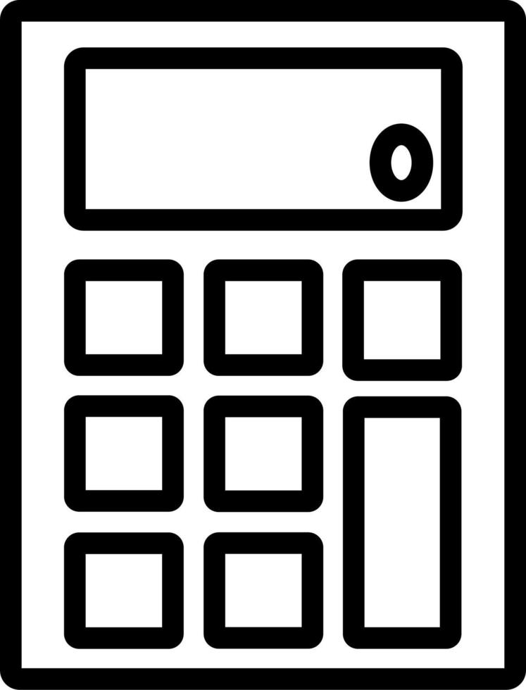 icône de vecteur de calculatrice