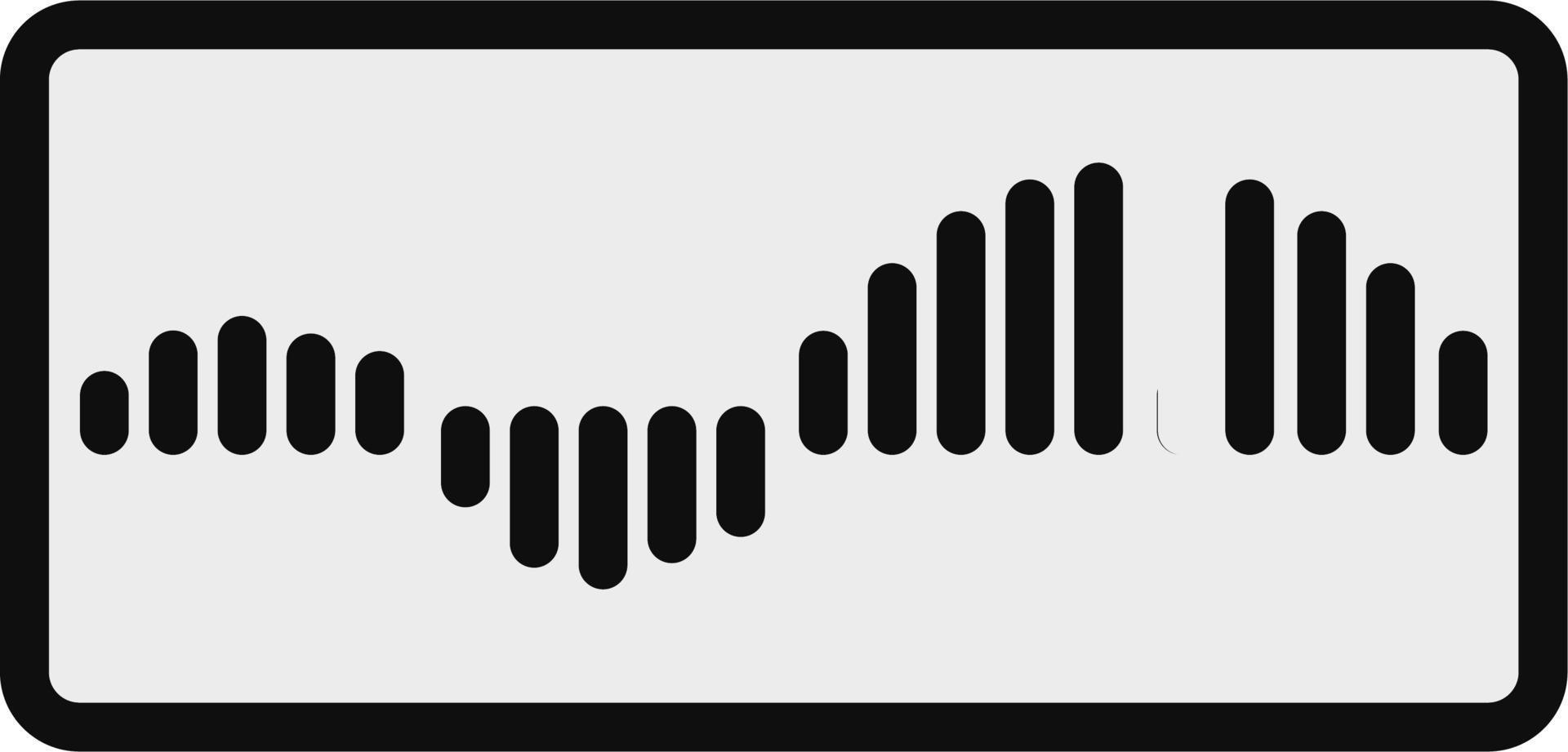 icône de vecteur d'ondes sonores