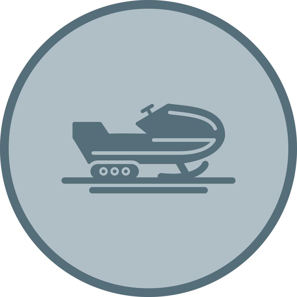 icône de vecteur de motoneige
