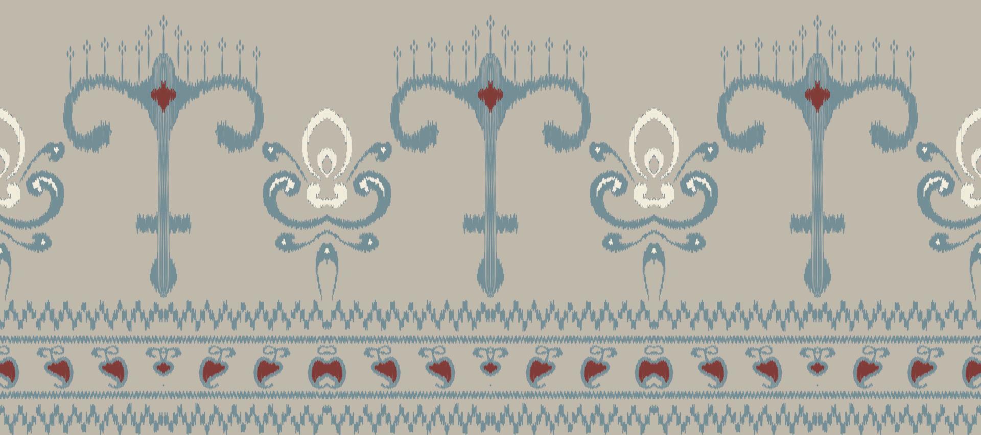 africain ikat paisley broderie. batik textile ikat aztèque sans couture modèle numérique vecteur conception pour impression sari kurti bornéo en tissu frontière Ikkat dupatta