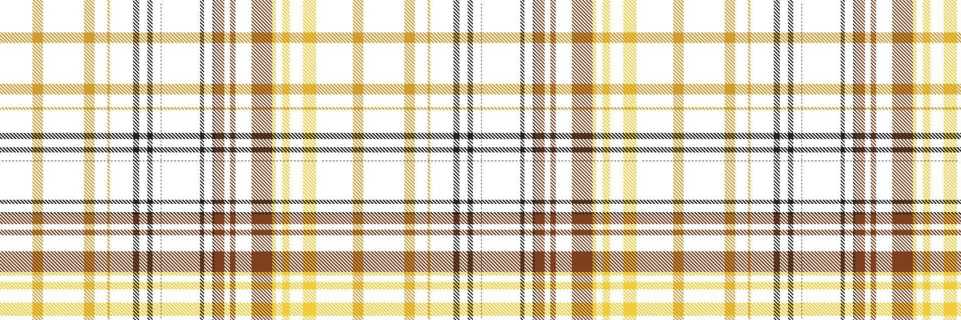 vérifier Écossais tartan modèle est une à motifs tissu qui consiste de sillonner franchi, horizontal et verticale bandes dans plusieurs couleurs sans couture tartan pour écharpe, pyjama, couverture, couette, kilt grand châle. vecteur