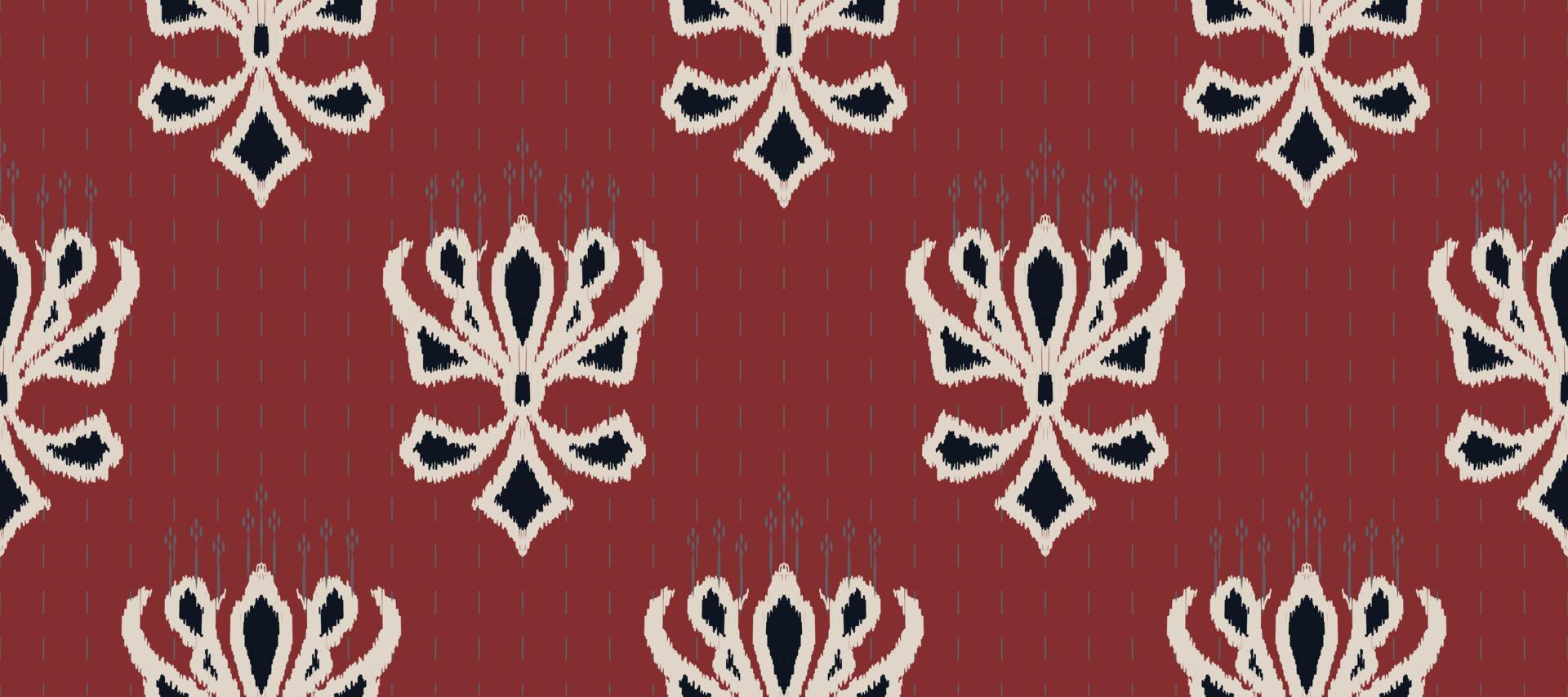 africain ikat paisley broderie. batik textile africain ikat sans couture modèle numérique vecteur conception pour impression sari kurti bornéo en tissu frontière brosse élégant