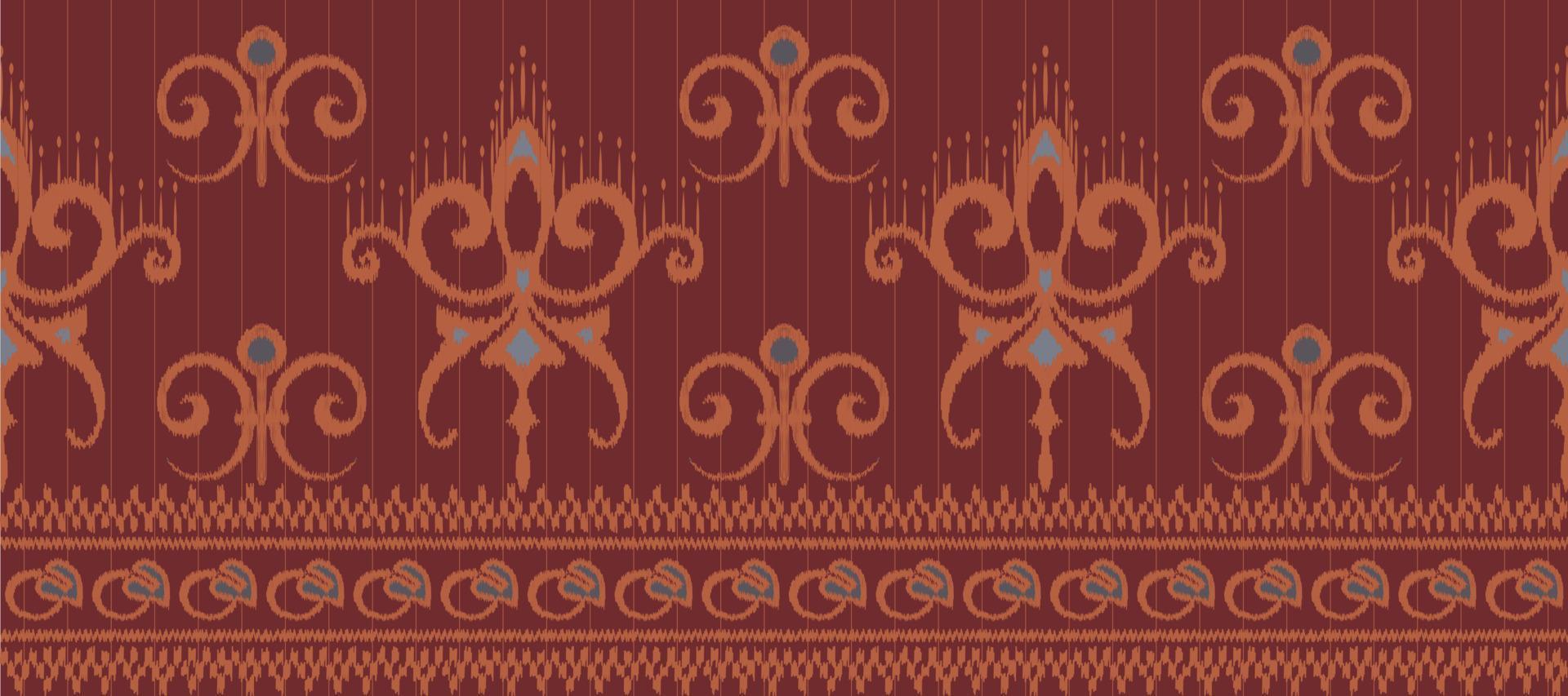 africain motif ikat paisley broderie Contexte. géométrique ethnique Oriental modèle traditionnel. ikat aztèque style abstrait vecteur illustration. conception pour impression texture, tissu, sari, sari, tapis.