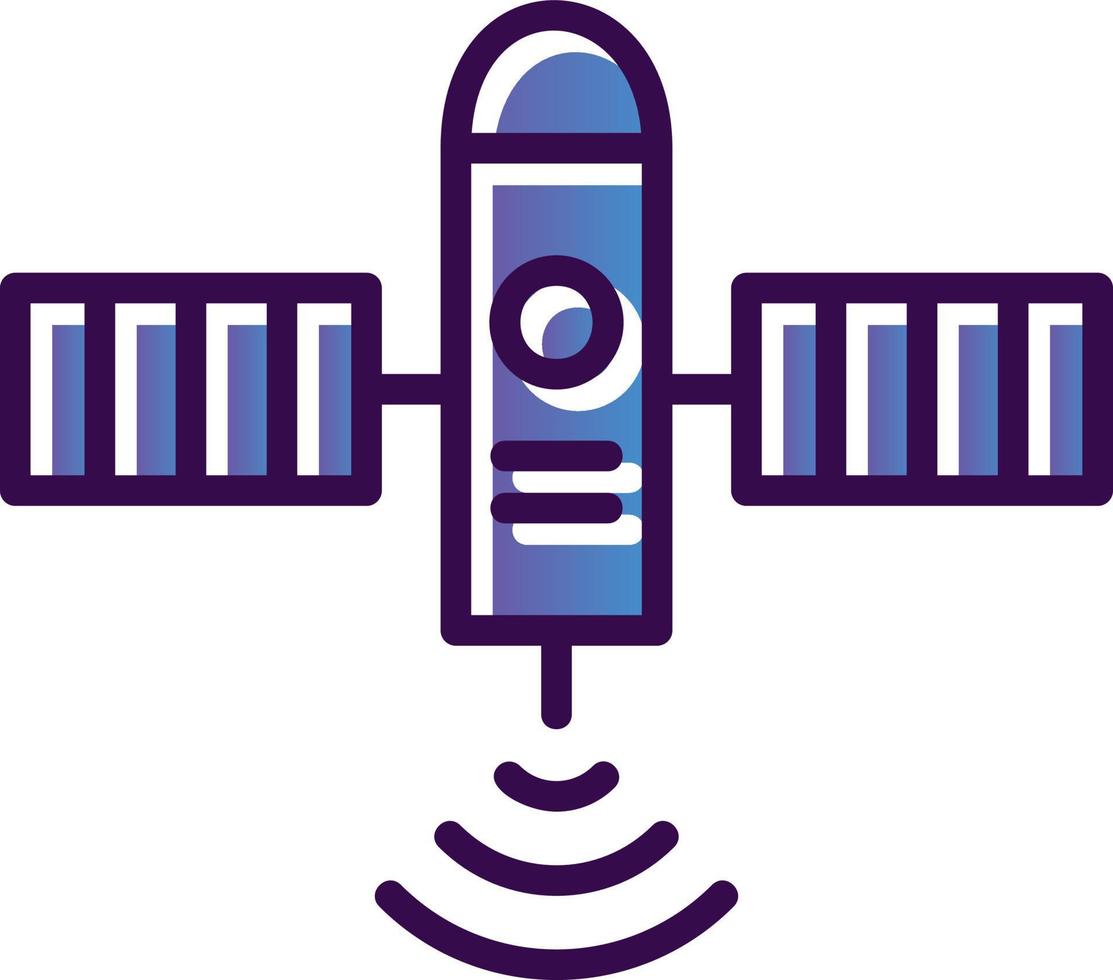 conception d'icône de vecteur satellite